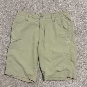 Under Armour Men's Tan Flat Front Shorts